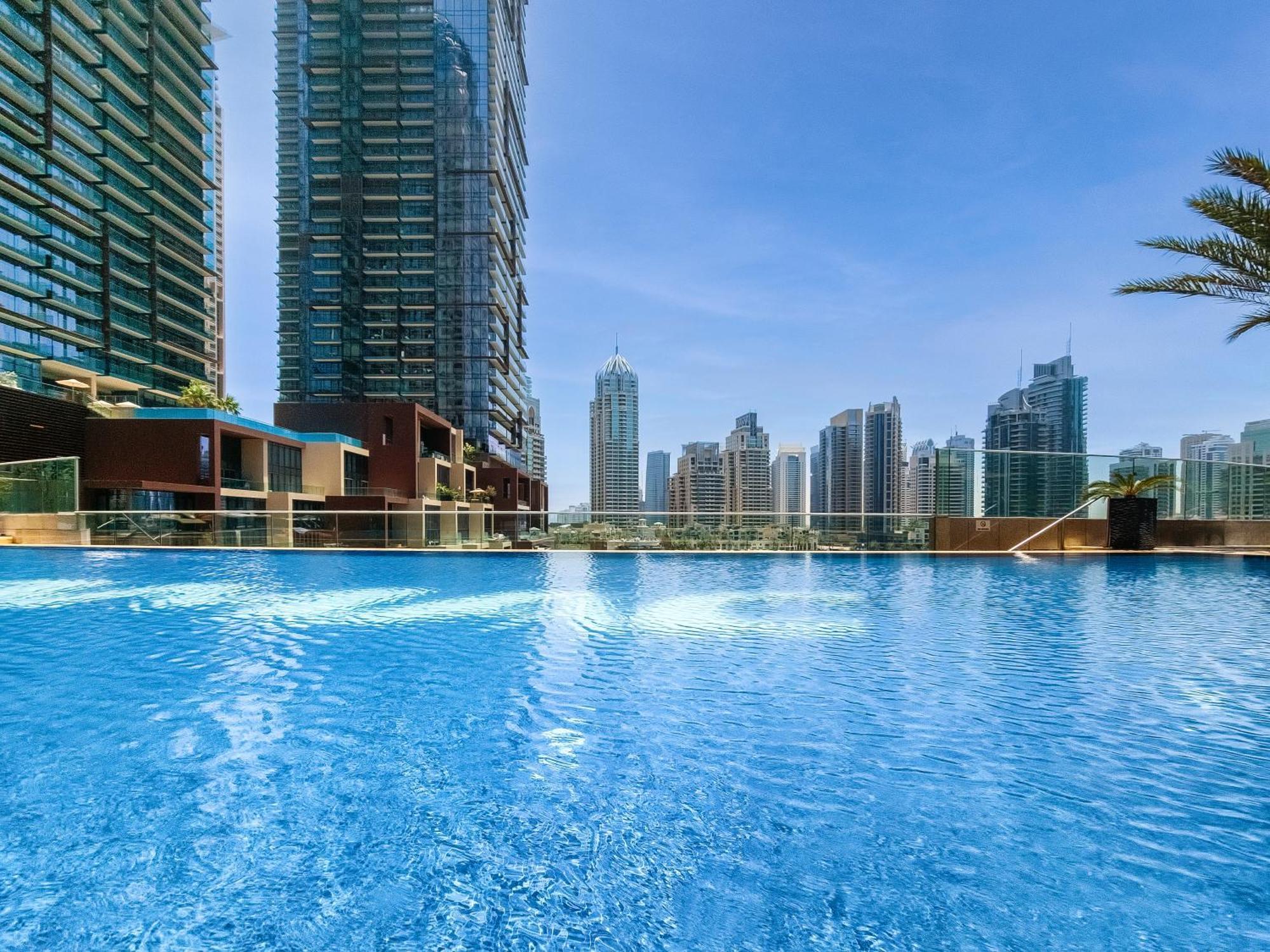 Апартаменты Ultra Modern 1Bd In Damac Heights Marina Дубай Экстерьер фото